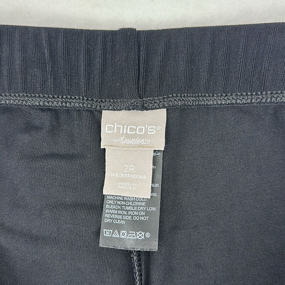 Chico’s Travelers Pull On Straight Leg Stretchy Pant - Picture 5 of 6